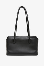 Terrasse black leather bag
