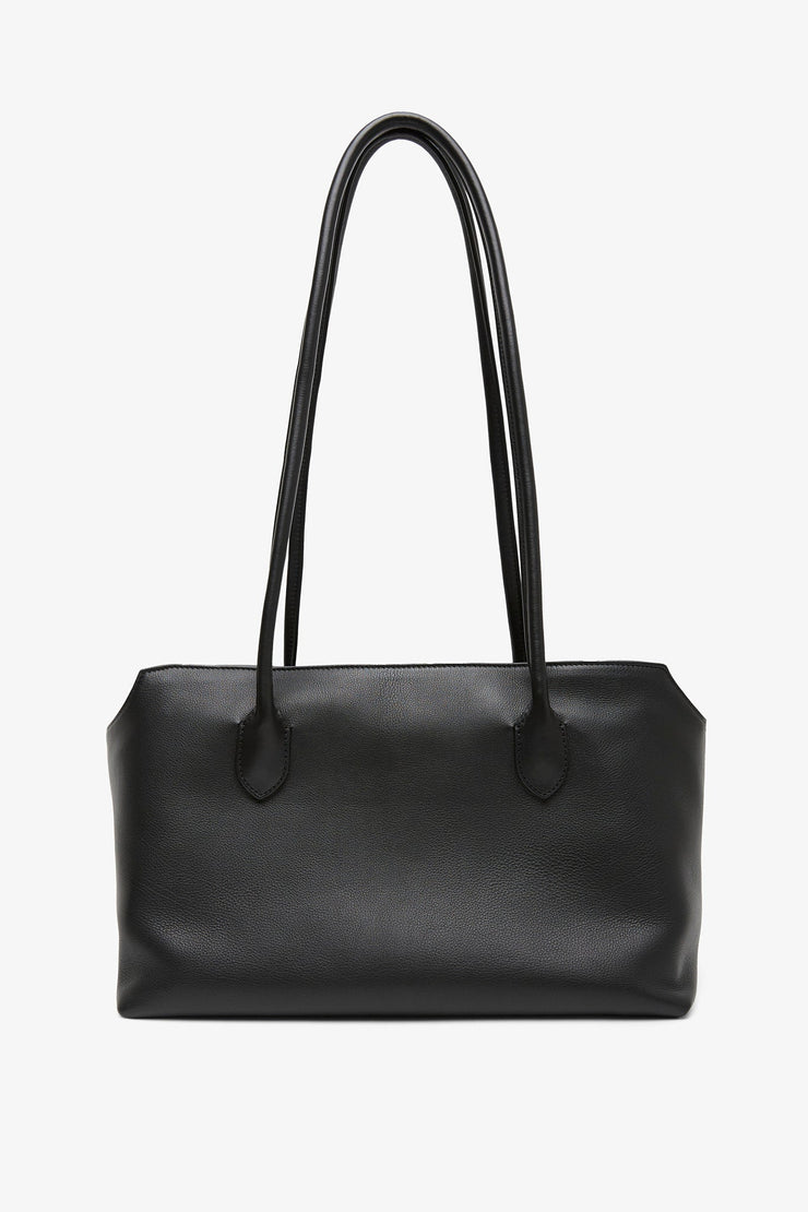 Terrasse black leather bag