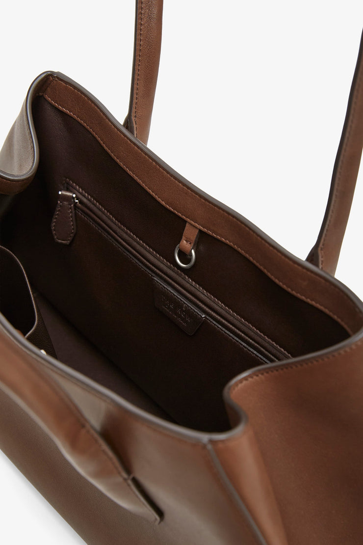 Alger brown leather shoulder bag