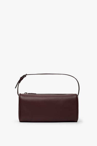 90's burgundy leather bag
