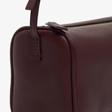 90's burgundy leather bag