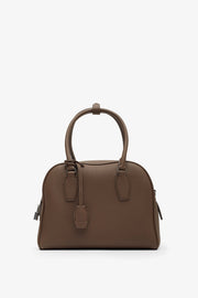 India 10.00 dark olive leather bag