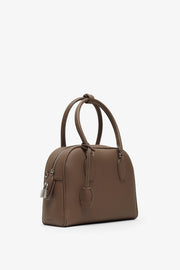 India 10.00 dark olive leather bag