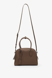 India 10.00 dark olive leather bag