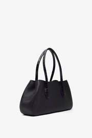 Alger contrast leather shoulder bag