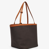 Park tote three brown canvas bag