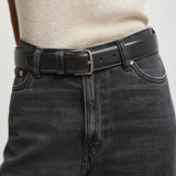 Maxi Classic black leather belt
