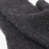 Ladislas faded black cashmere mittens