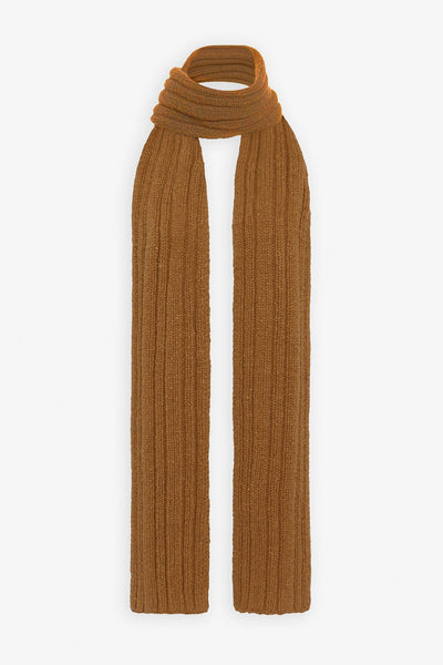 Amos tan wool scarf