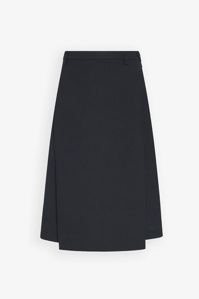 Azarion black wool skirt