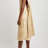 Baras textured crepe silk dress