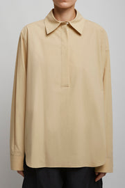 Margan crispy sanded cotton shirt
