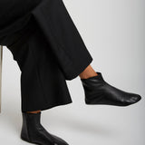 Stella black leather boots