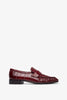 Soft red eel loafers