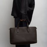 Marcel brown top handle bag