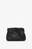Large Bourse black leather clutch
