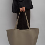 Park Tote Three taupe leather bag