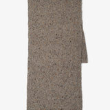 Heiki sepia brown cashmere scarf