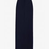 Roux dark navy wool maxi skirt