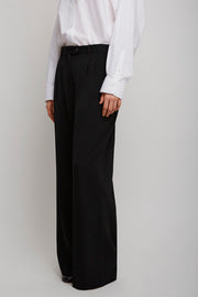 Virgil black wool pants