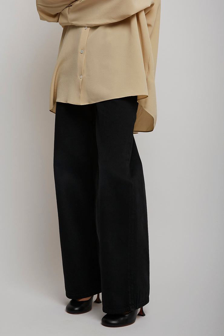 Eglitta black cotton jeans