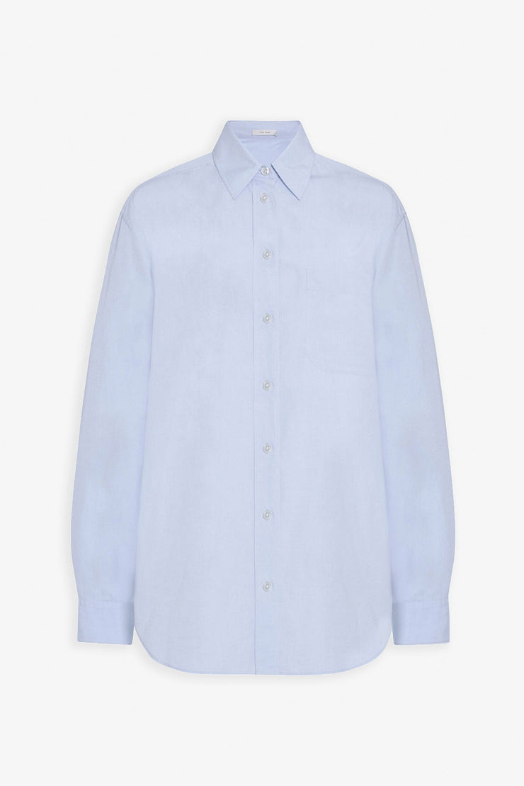 Gavina light blue cotton shirt