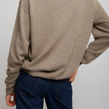 Misael pebble beige cashmere sweater