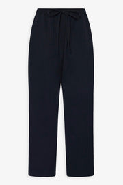 Orieno dark navy wool pants