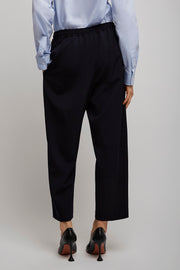 Orieno dark navy wool pants