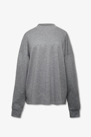 Raveena grey cashmere top