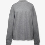 Raveena grey cashmere top