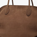 Agnes 15 beige suede bag