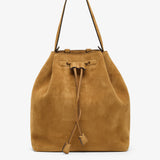 Backpack 9 light brown suede bag