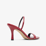 Ella red slingback sandals