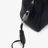 India E/W small  black leather bag