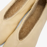 Stella butter shearling ballet flats