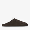 The Row Hudson brown mule slides