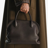 Agnes 12 dark brown leather bag