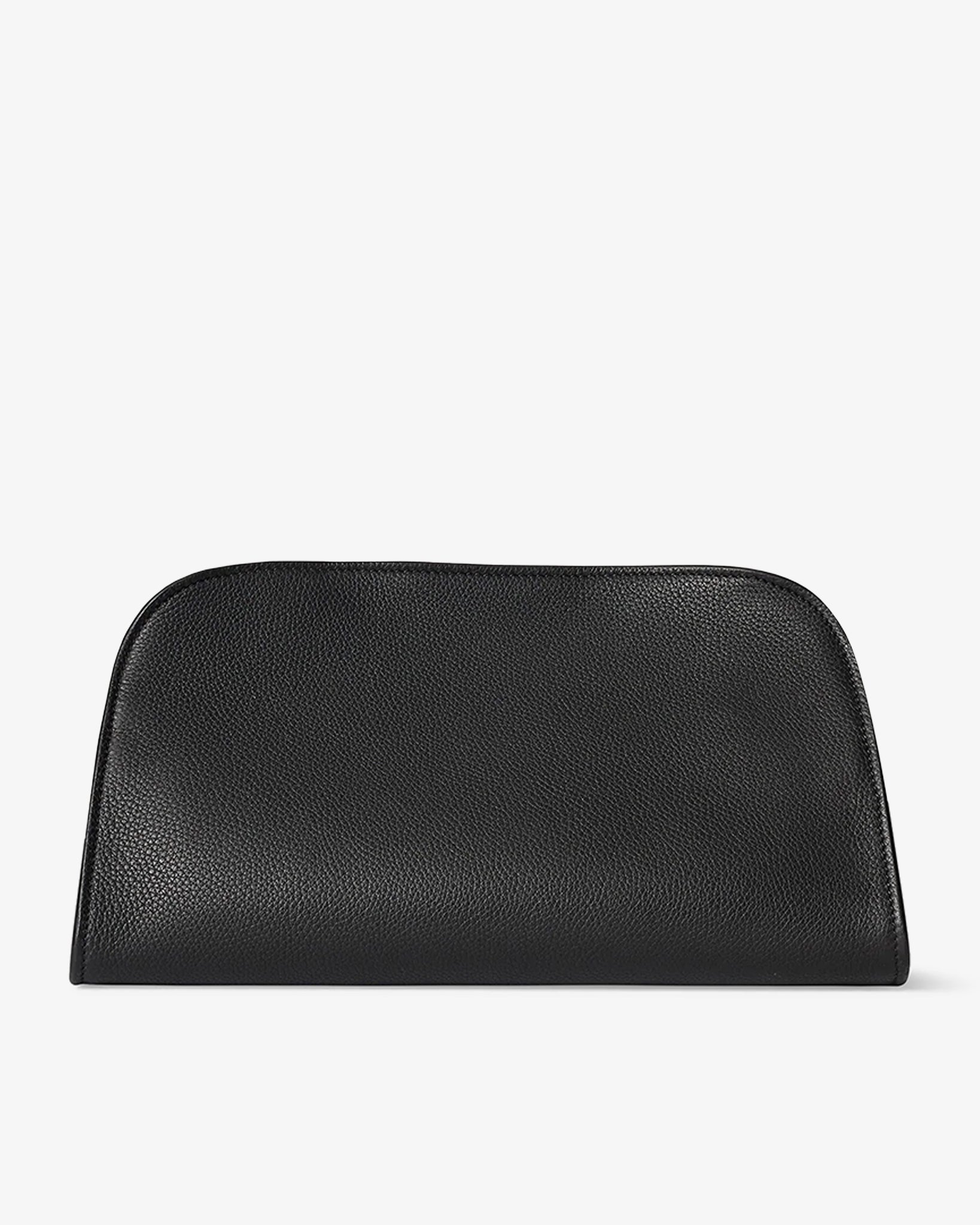 The Row Peggy black clutch