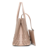 Mina 32 vienne circulaire beige tote bag