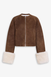 Shearling aviator jacket