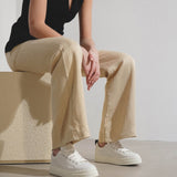 Lauren white leather sneakers