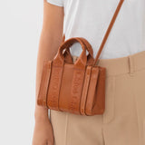 Woody mini brown leather bag
