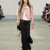 Fitted pink jacket
