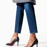 Pigalle 85 black leather pumps