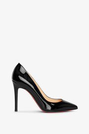 Pigalle 100 black patent pumps