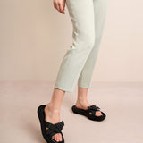 Matriciasummer black suede sandals