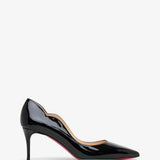 Hot Chick 70 patent black pumps