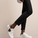 City court printed leather sneakers