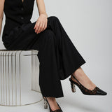 G cube mesh slingbacks